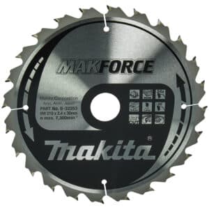 Makita B-32253 210x30x2.4mm TCT Saw Blade 24teeth for Wood