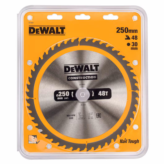 DeWALT DT1957-QZ 250x30mm 48teeth TCT Saw Blade