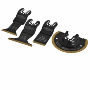 Faithfull FAIMFBMKIT 4piece Titanium Multi-Tool Blade kit