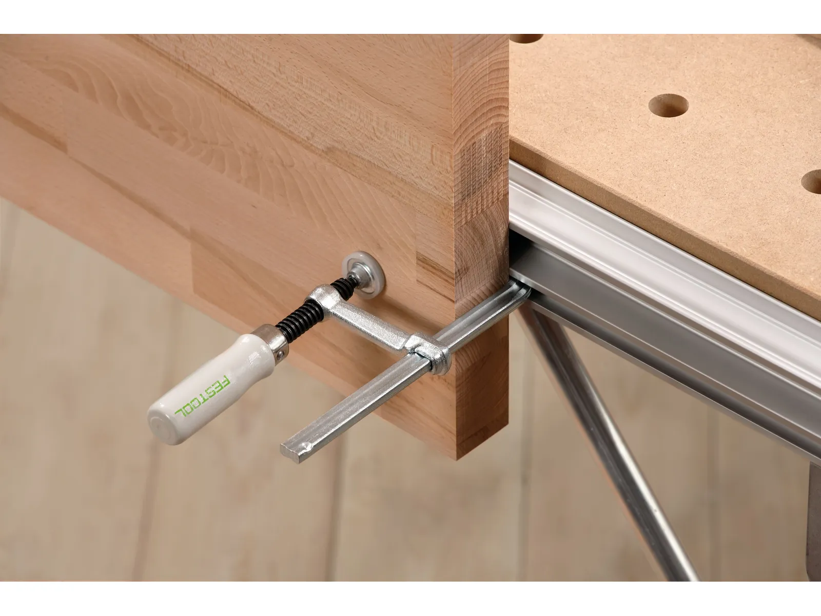 Festool 489570 Sliding F-Clamp for Guide Rails & Wood 120mm FASTENING CLAMP FSZ 120/2