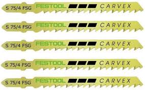 Festool 204316 Jigsaw Blades Heavy Duty Wood 75mm Pack (5)