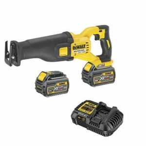 DeWALT DCS388T2-GB Reciprocating Saw Kit 54V 2x6amp Batteries, Charger and Case - Tool Equip