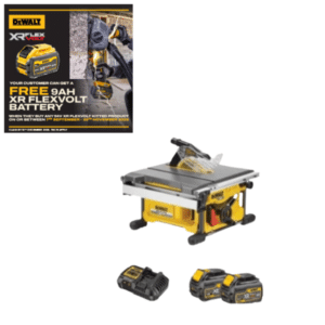 DeWALT DCS7485T2-GB Table Saw 54V 2 x 6amp XR FlexVolt