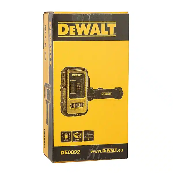 DeWALT DE0892-XJ Laser Detector for DeWALT Laser Levels Red - Tool Equip