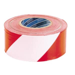 Draper 66041 75mm Red and White Barrier Tape
