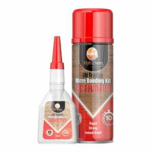 Alphachem X2MITREKIT Twin Pack Mitre Bond with glue and activator