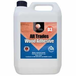 Alphachem X2WA5 Indoor/Outdoor D3 Wood Glue White 5 litre