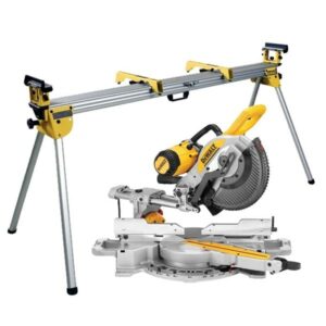 DeWALT DWS727-LX Mitre Saw Double Bevel 110V 250mm with stand