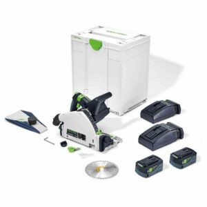 Festool 576716 Plunge Saw 18V TSC 55 Li 5,2 KEBI-Plus Kit Batteries and Charger in Systainer - Tool Equip