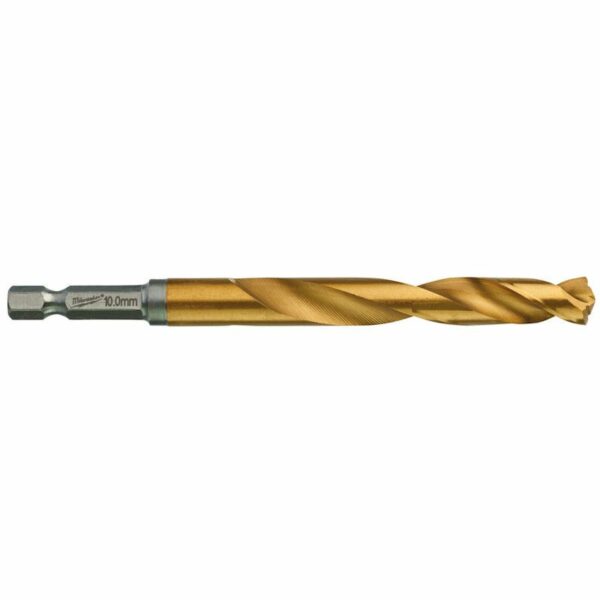 Milwaukee 48894723 10mm Impact Drill Bit Metal 1/4inch shank (Pack 1)