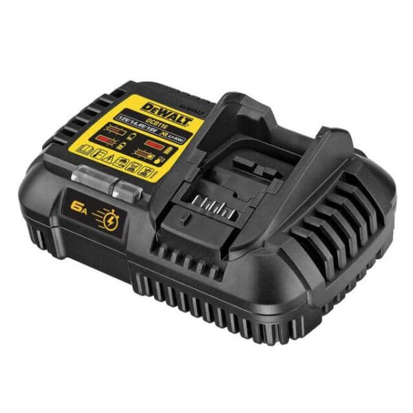 DeWALT DCB116-GB 6amp Battery Fast Charger 10.8V, 18V XR & 54V Li-ion Batteries