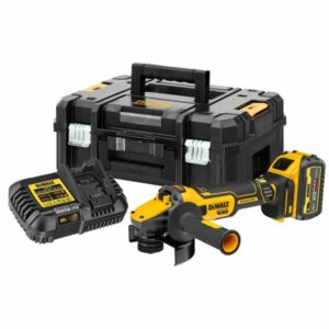 DeWALT DCG409T1-GB 18V & 54V Heavy Duty Angle Grinder 1x6amp battery Brushless - Tool Equip