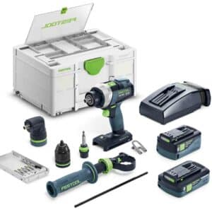 Festool 577612 18volt H.D Drill 4speed batteries