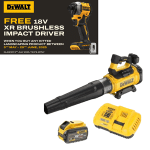 Dewalt DCMBL777X1-GB 54volt brushless Garden Blower Axial 1x9amp battery & charger