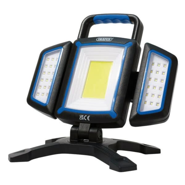 Draper 23848 18watt LED Rechargable Work Light 2000lums USB Charger
