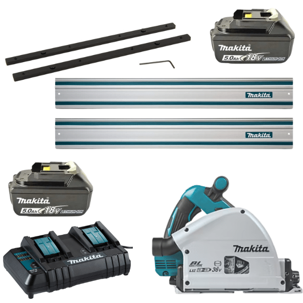 Makita DSP60008X4 18volt Cordless Plunge Saw Kit