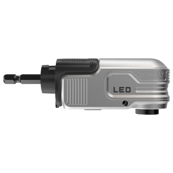 Dewalt DTLRA-QZ Right Angle Impact Chuck 1/4inch hex with led light