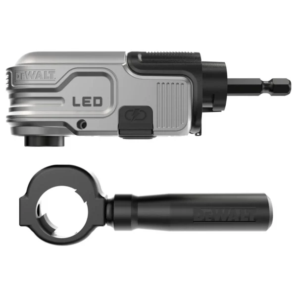 Dewalt DTLRA-QZ  Right Angle Impact Chuck 1/4inch hex with led light rechargeable with usb lead - Image 2