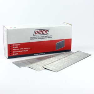 Omer 182081 Box (7000) 25mm Stainless 18gauge Brad Pins