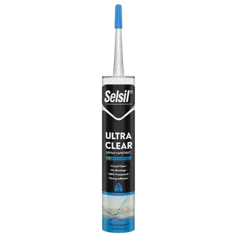 Selsil ULC46916 Ultra Glass Clear Hybrid MS Polymer Adhesive & Sealant 290ml tube