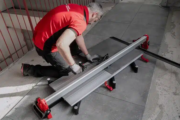 Rubi 15958 1300mm Manual Tile Cutter in case ASYMMETRIC mono guide 3-21mm capacity
