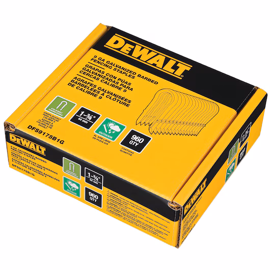 Dewalt DFS9175B1G-QZ Box (960) 45mm fencing Staples