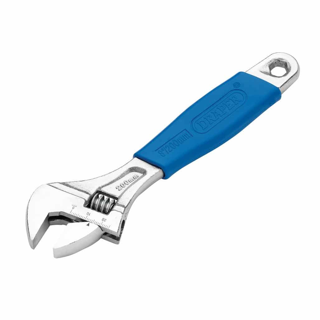 Draper 24792 200mm Adjustable Spanner Wrench Opening capacity 24mm
