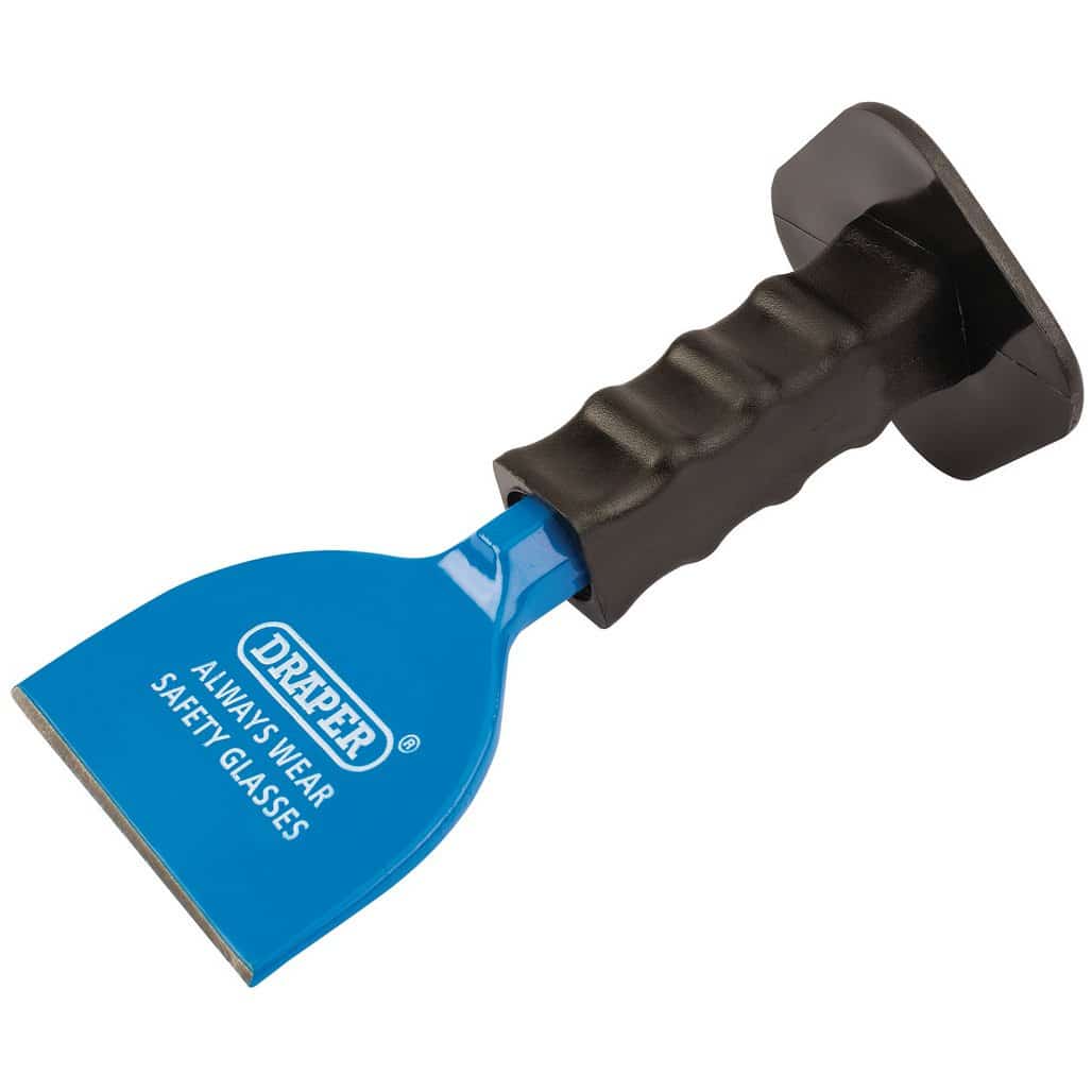 Draper 63733 100mm Brick Bolster c/w safety guard