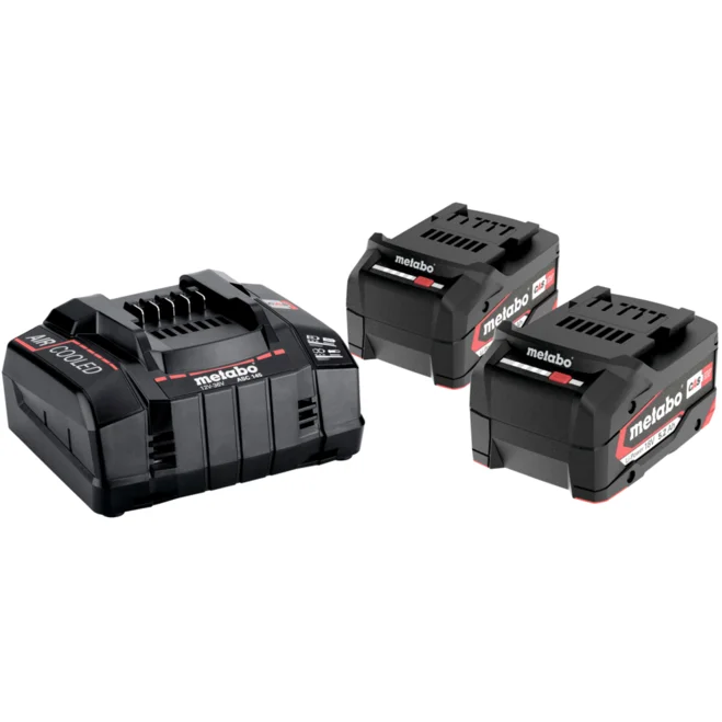 Metabo 685051380 2 x 18volt 5.2amp Lion CAS batteries & charger ASC55 Kit