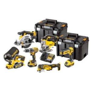 Dewalt DCK667P3T-GB 18volt 6pce Toolkit 3 batteries charger and 2 cases