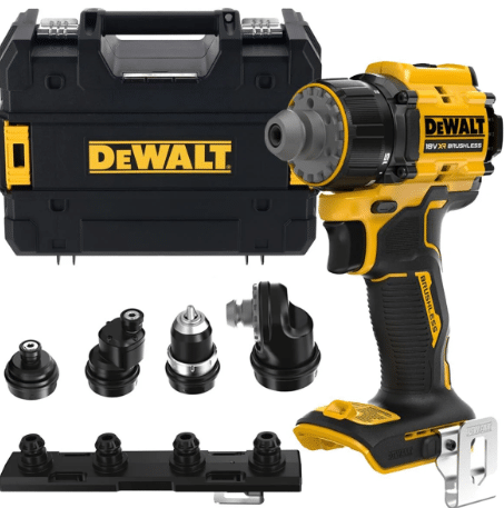 Dewalt Dcd803nt-gb 18volt Cordless Drill with 4 chucks interchangeable Body only