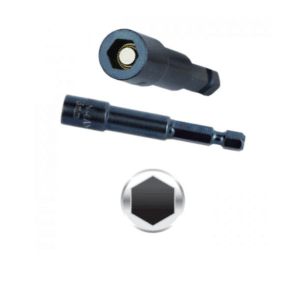 Benman 74026 8mm Tex Screw Hex Driver Screwdriver Bit with Magnet impact rated