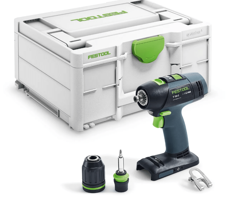 Festool 577227 18volt Impact Driver 1/4"hex body only in systainer TID-18